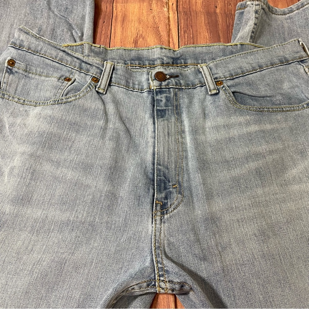 Men’s Levi's Blue Straight Jeans Classic Style W38 L34 - Picture 7 of 15